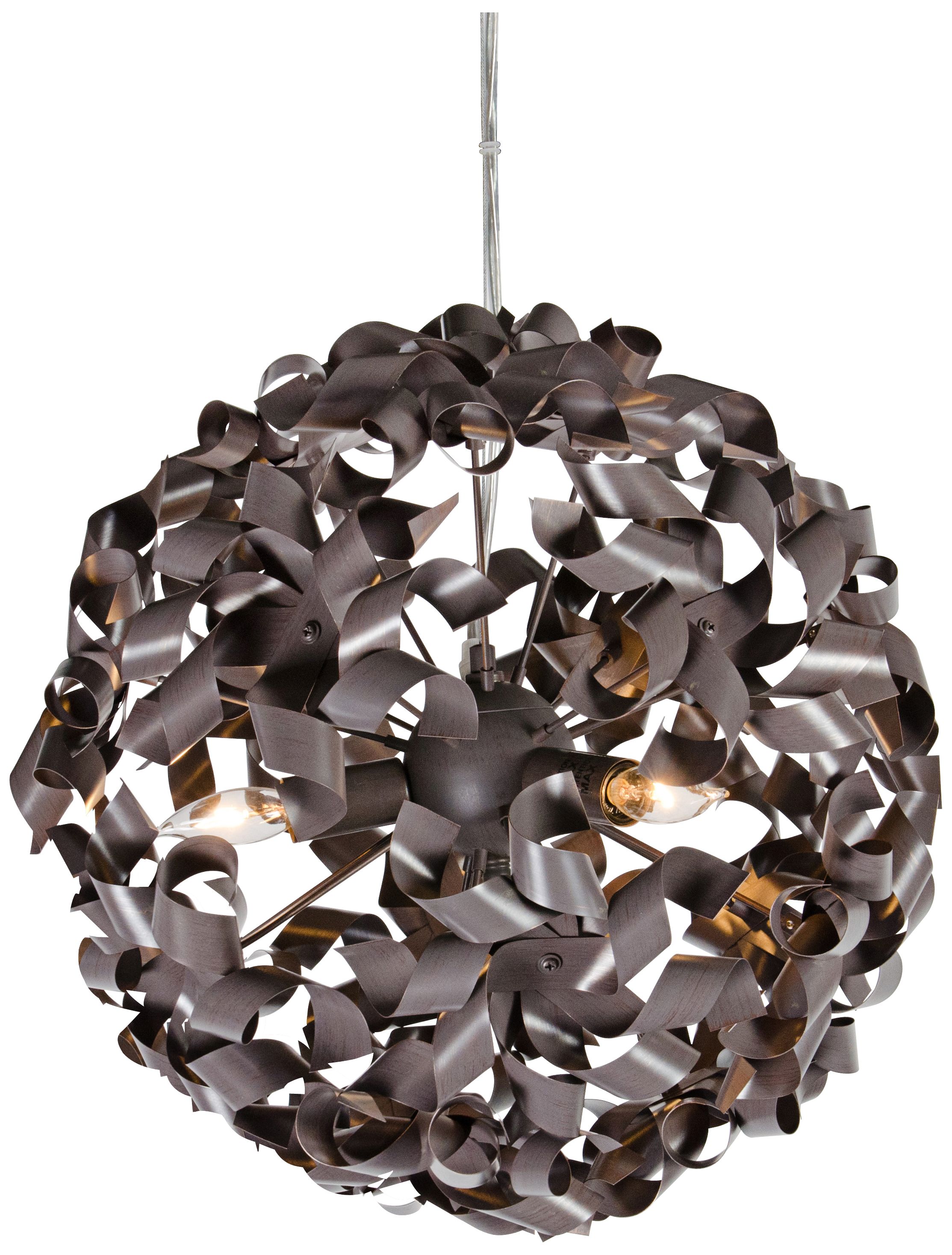 Varaluz Pinwheel 16" Recycled Aluminum Bronze Pendant