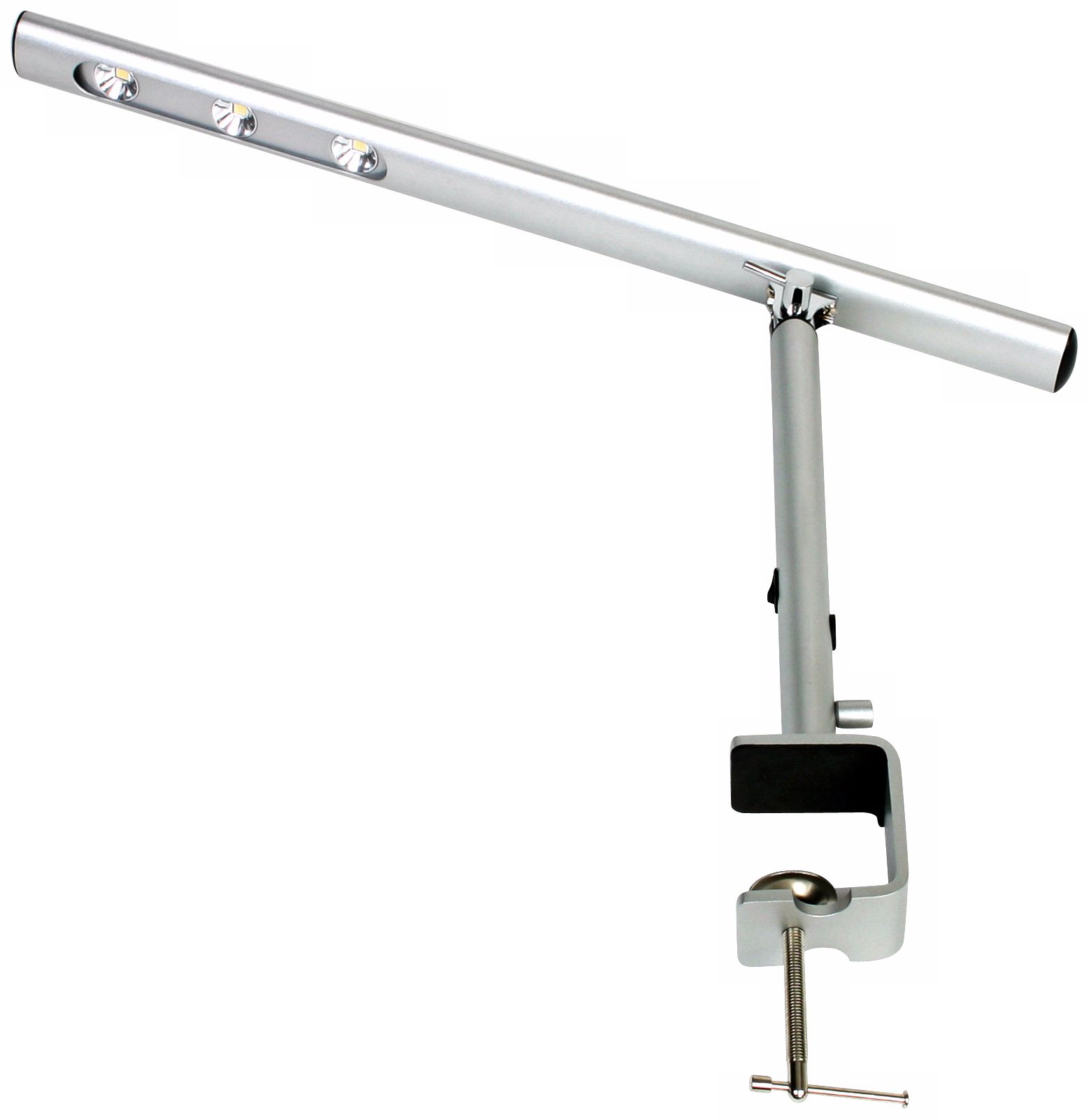 Mighty Bright Lux Bar Clamp-Base Aluminum LED Desk Lamp