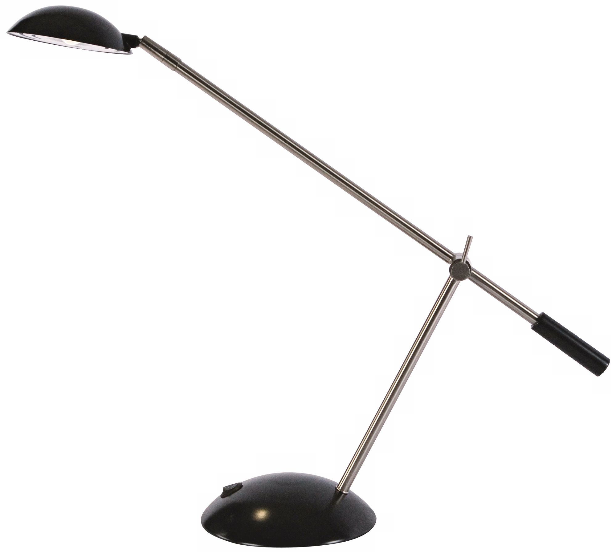 Mighty Bright LUX Dome Black Steel LED Desk Lamp