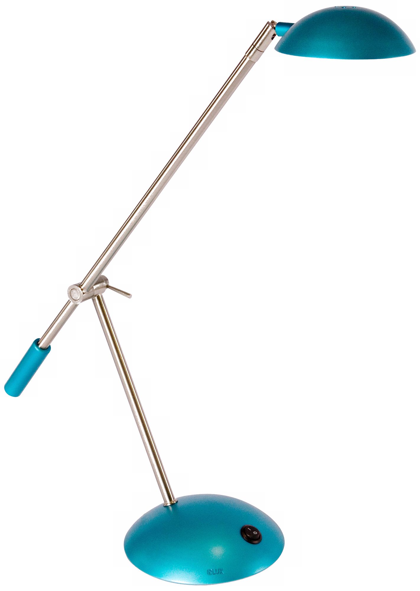 Mighty Bright LUX Dome Blue Steel LED Desk Lamp