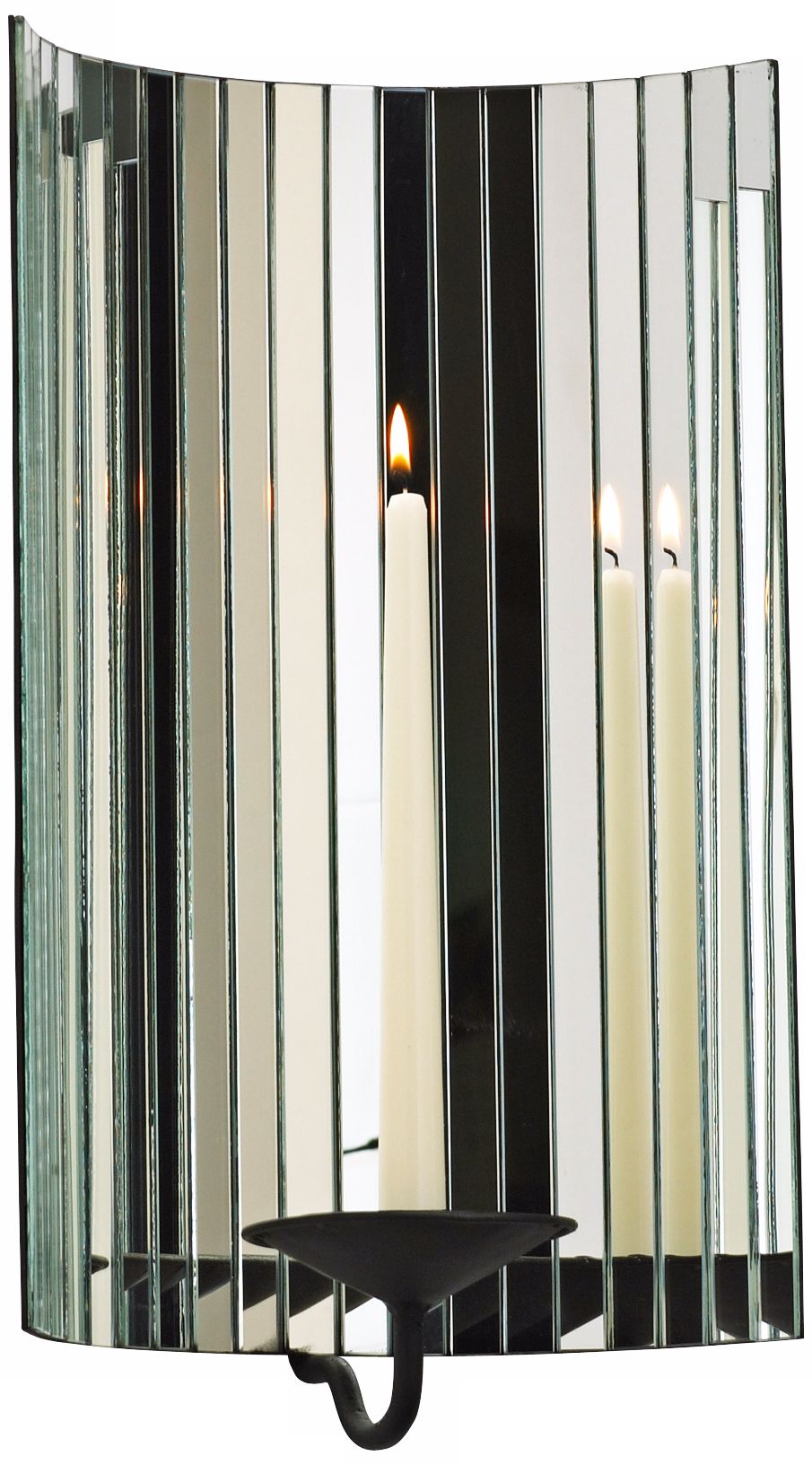Cosmo 17 1/4" High Mirrored Candle Wall Sconce