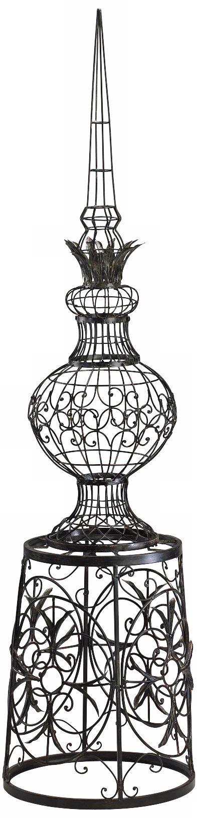 Rustic Iron 60" High Italian Spire