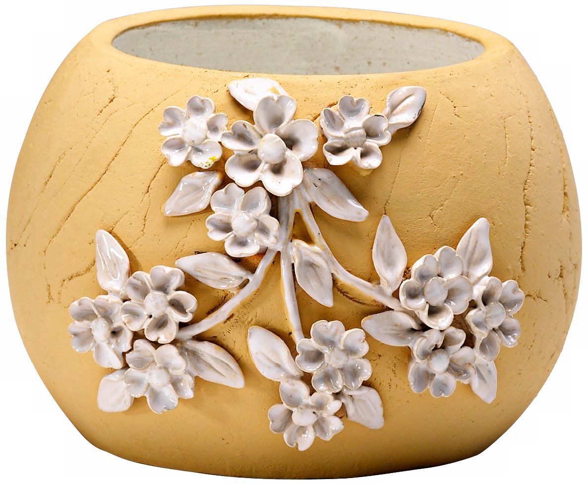 Lily 5 3/4" High Terra Cotta Decorative Planter