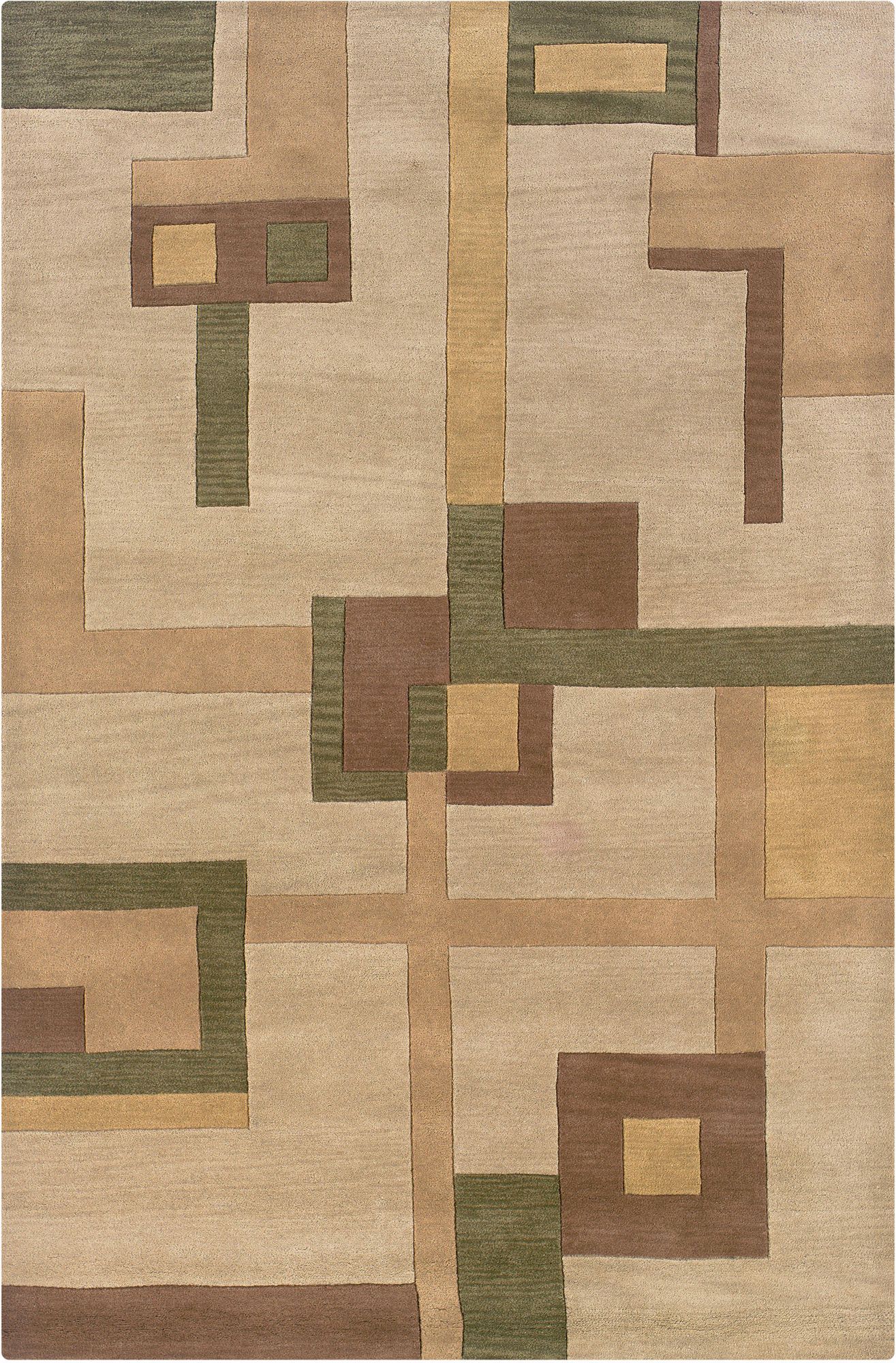 Craft Collection Beige Intersections Area Rug