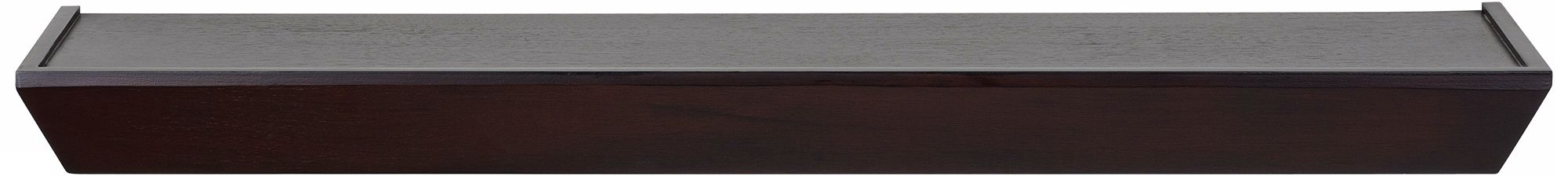 Espresso Finish 36" Wide Wood Shelf