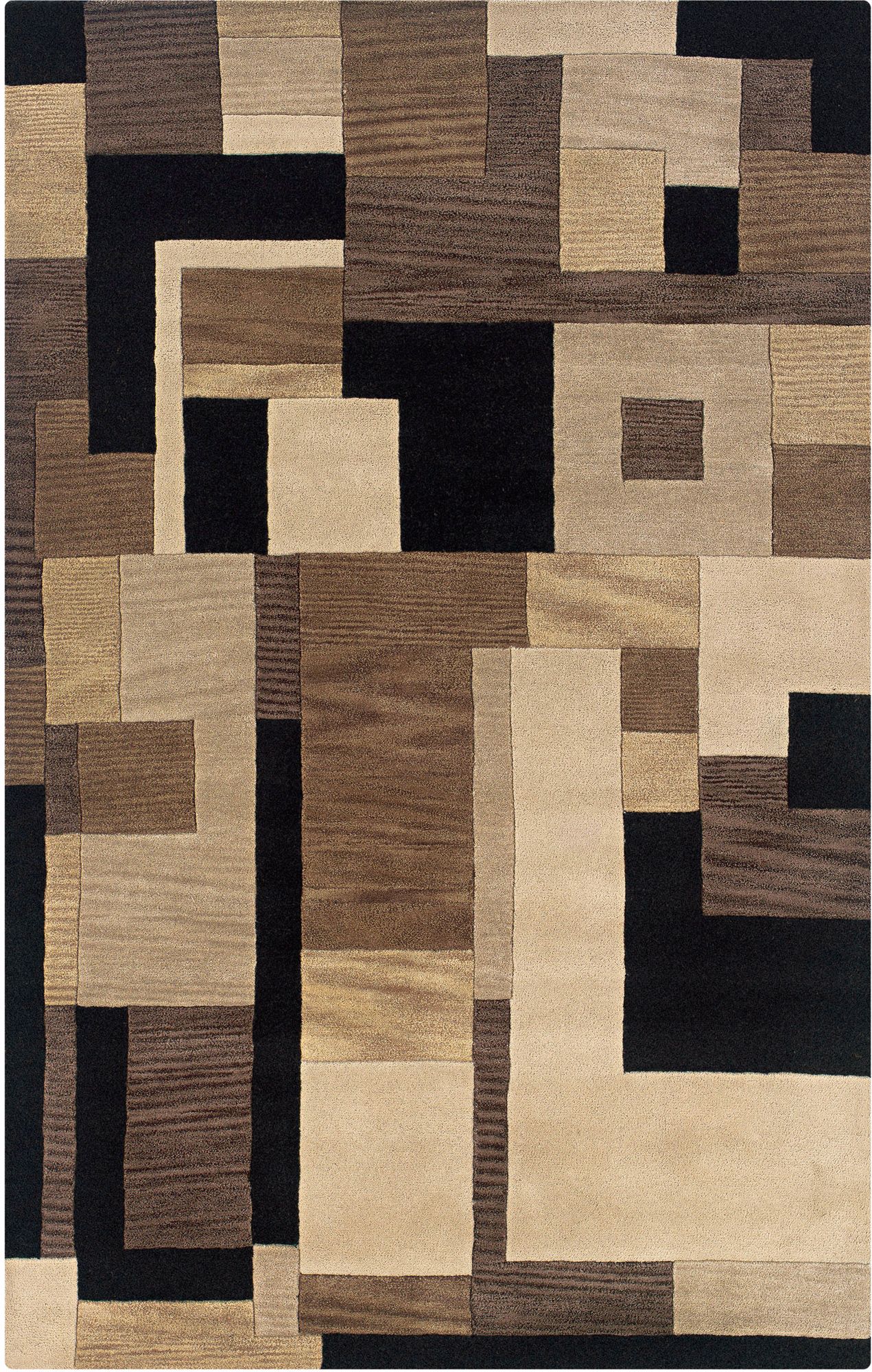 Craft Collection Tribeca Black Multi Area Rug