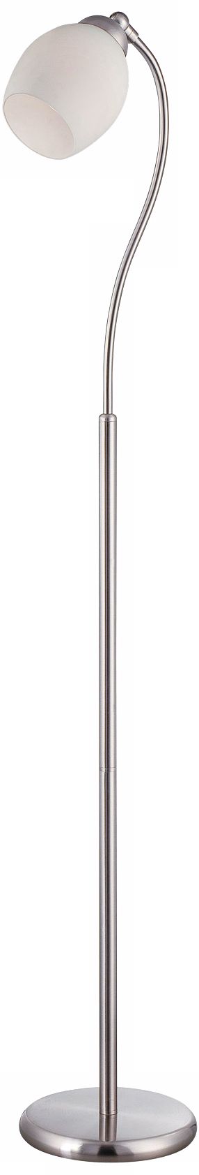 Pearl Frosted Glass Lite Source Floor Lamp