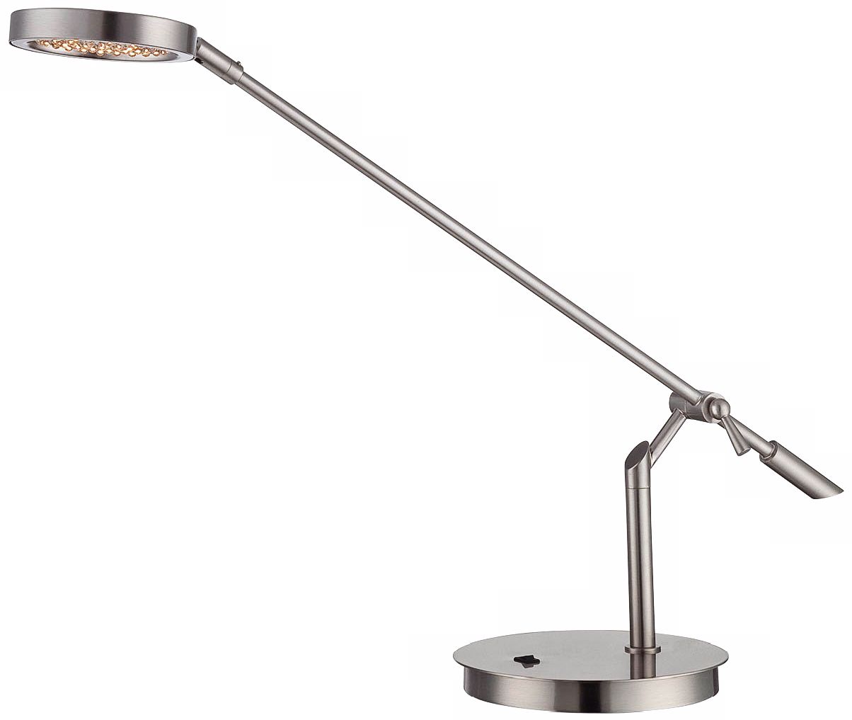 Lite Source Eton Polished Steel LED Desk Lamp