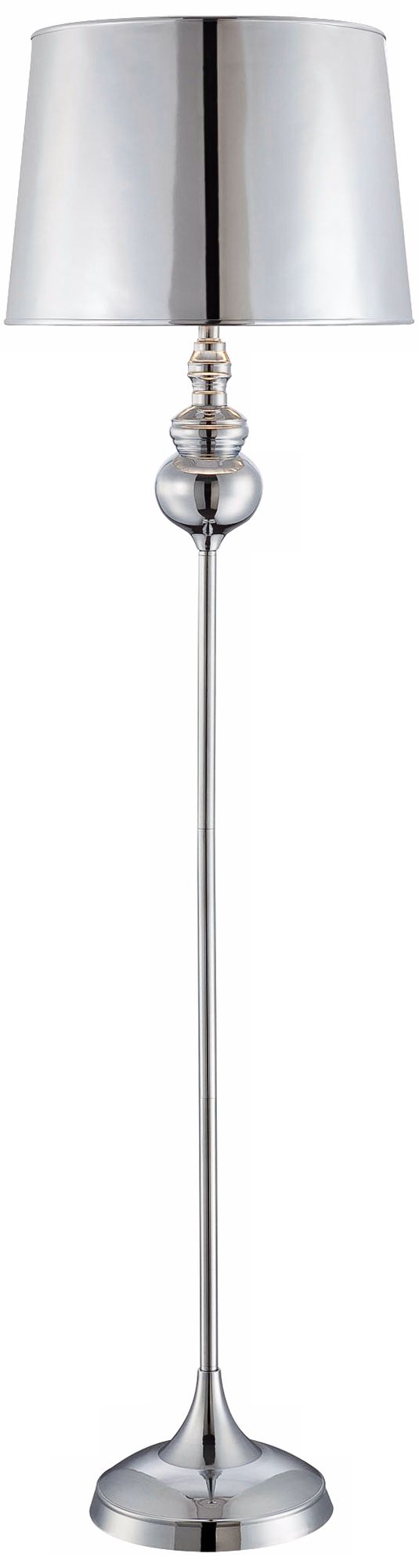 Gaetana Chrome Lite Source Floor Lamp