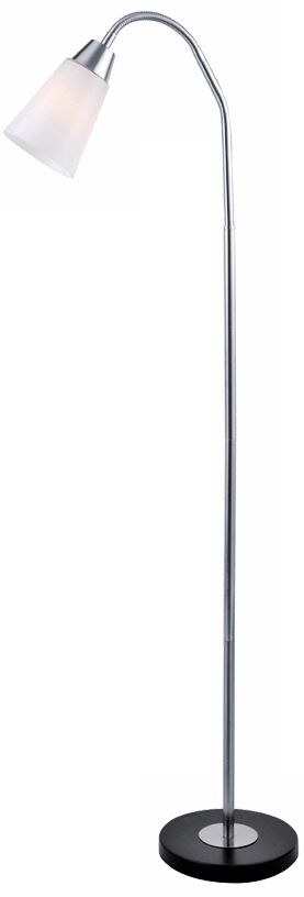 Jenkins Frosted Glass Lite Source Floor Lamp