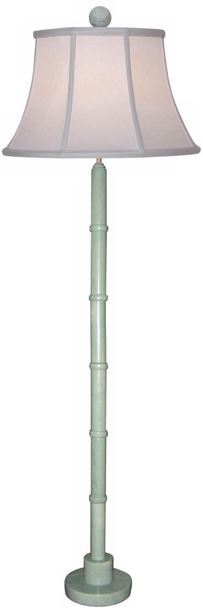 Green Jade Column Floor Lamp