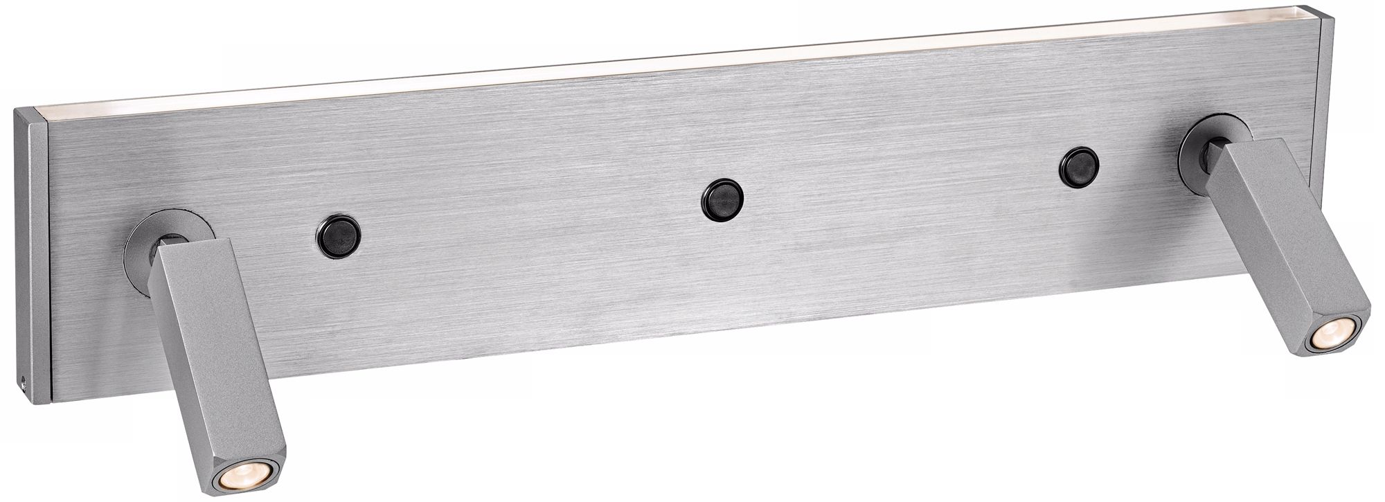 Epiphanie Brushed Steel 3-Light LED Headboard Wall Sconce