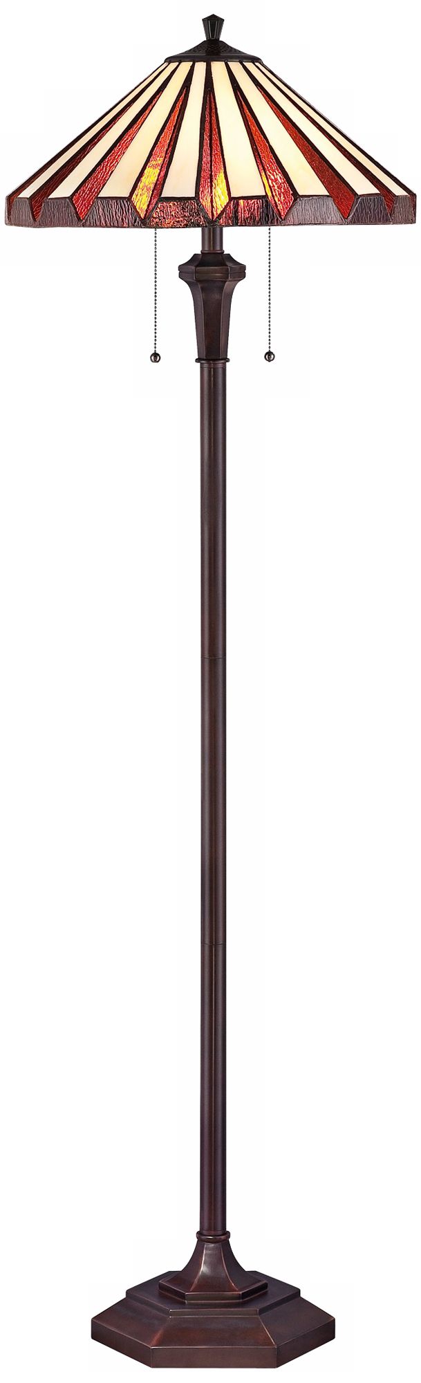 Marquis Tiffany Style Quoizel Floor Lamp