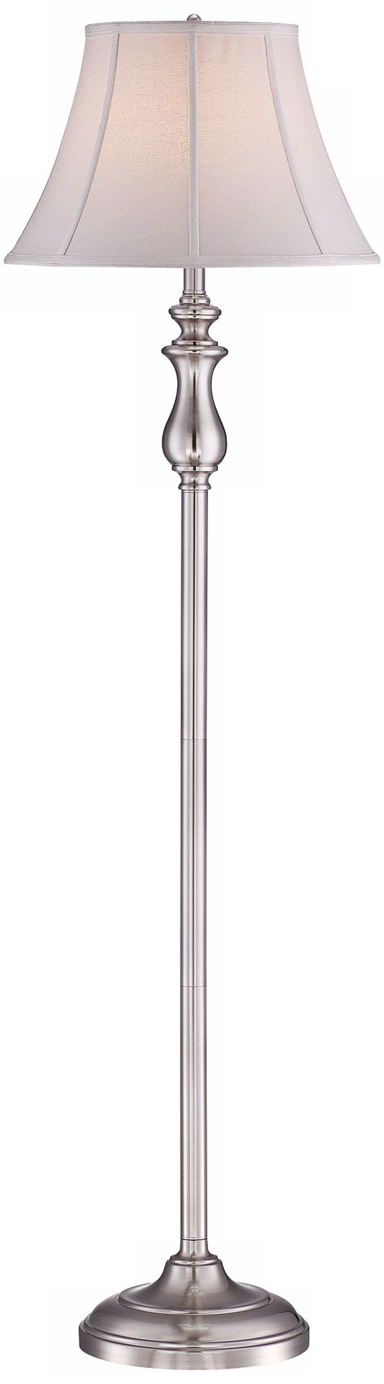 Stockton Brushed Nickel Quoizel Floor Lamp