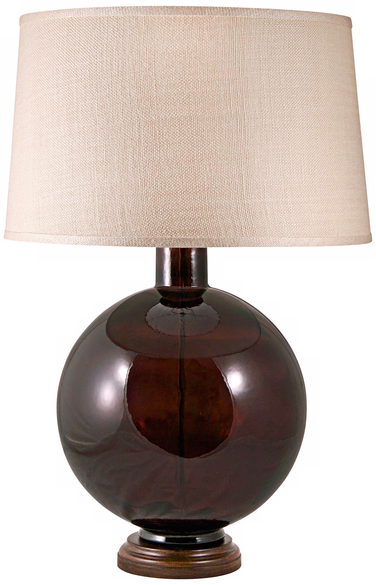 Mocha Recycled Glass Table Lamp