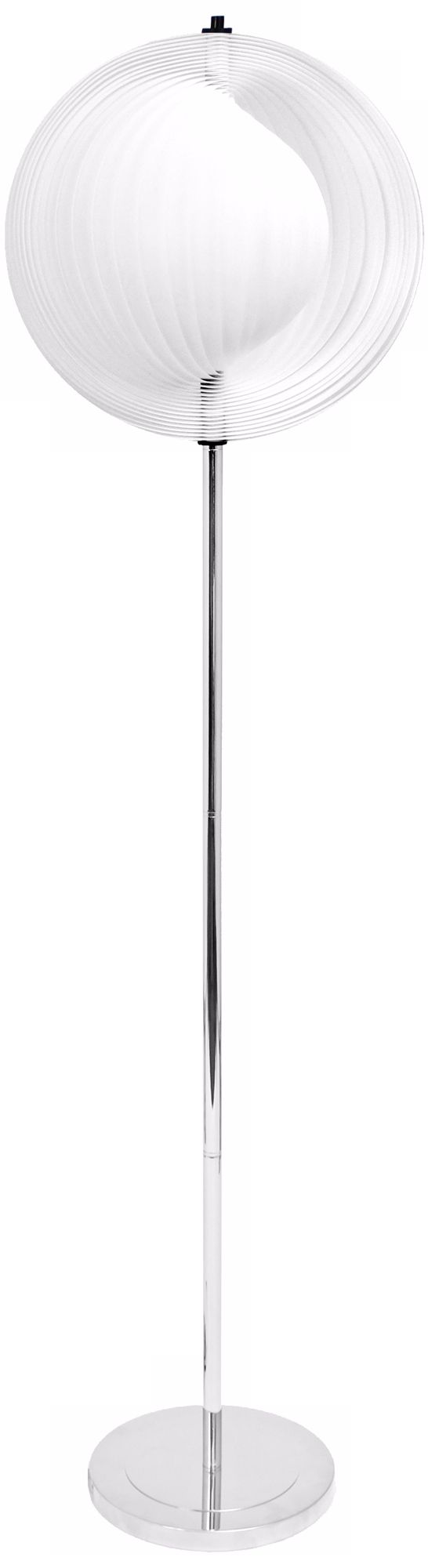 Reverb Chrome Floor Lamp