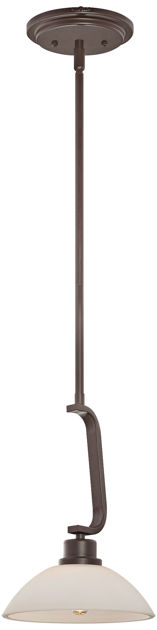 Quoizel Phoenix Western Bronze 8" Wide Mini Pendant Light