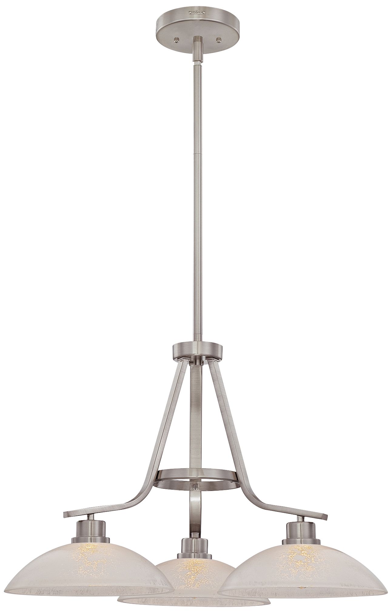 Phoenix Dinette Nickel 24 1/2" Wide Quoizel Chandelier