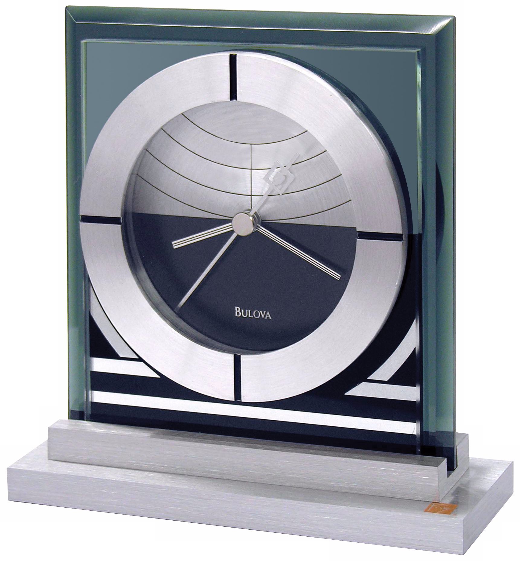 Loggia Gate 5 1/2" Wide Bulova Desk Clock