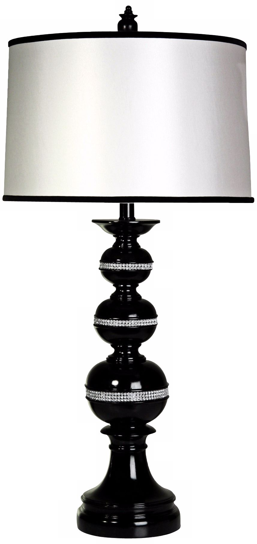 Bling Gloss Block Buffet Lamp