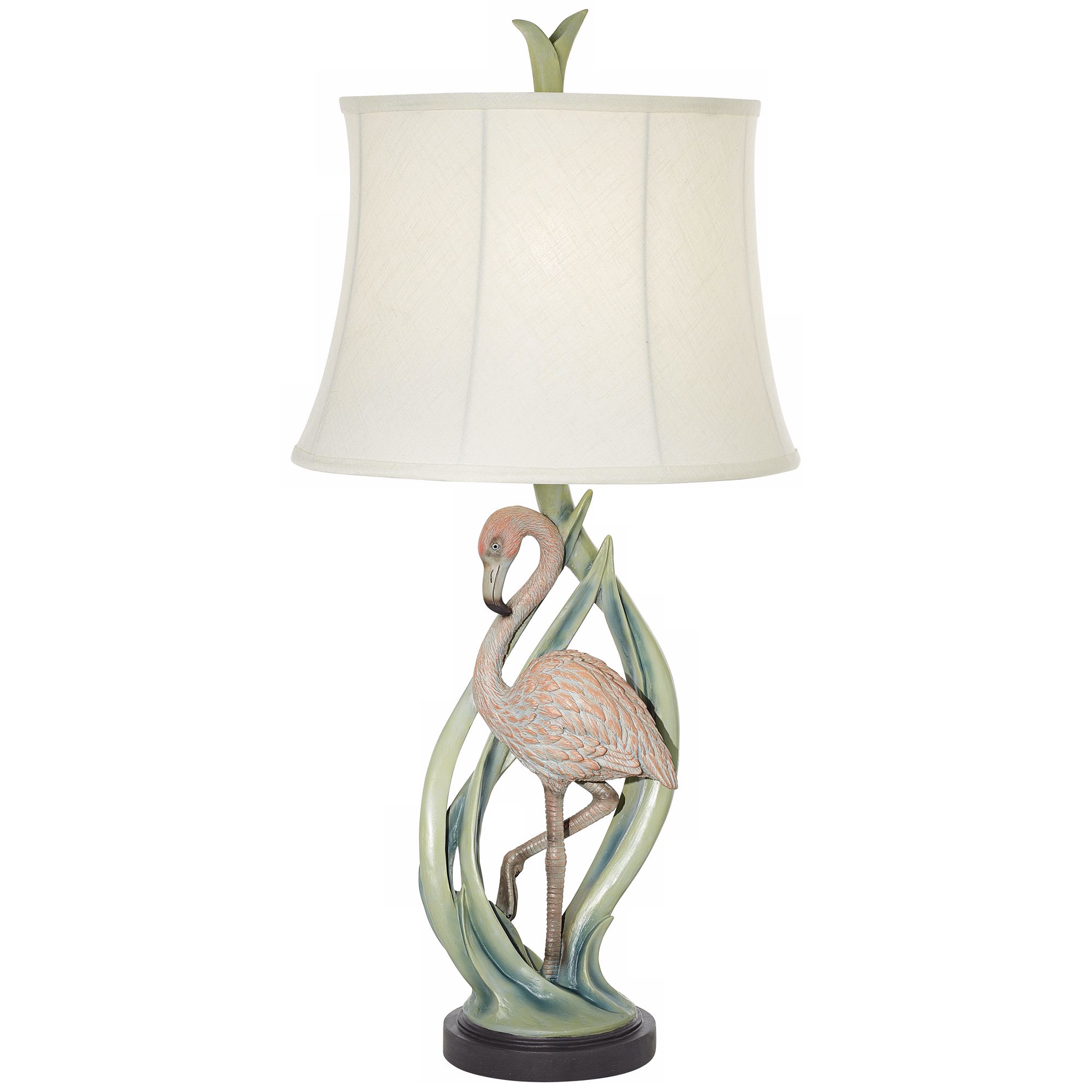Pink Flamingo Tropical Table Lamp