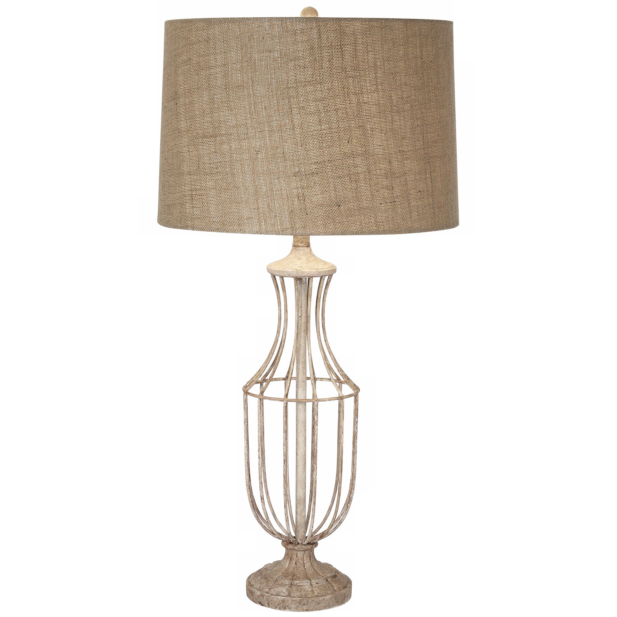 Kathy Ireland Home Hampton Metal Tall Buffet Lamp