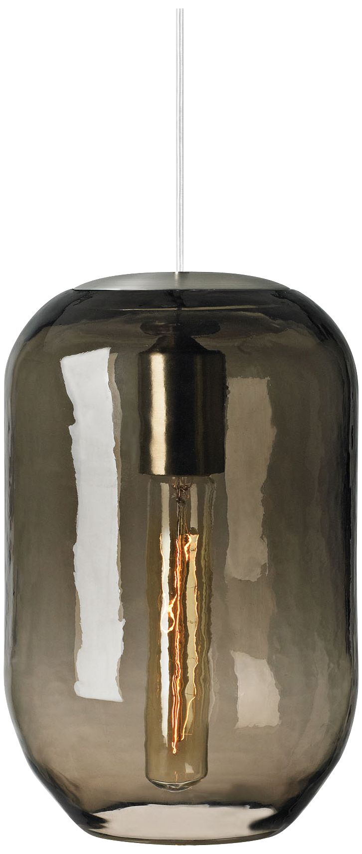 LBL Mason Brown and Satin Nickel Pendant Light