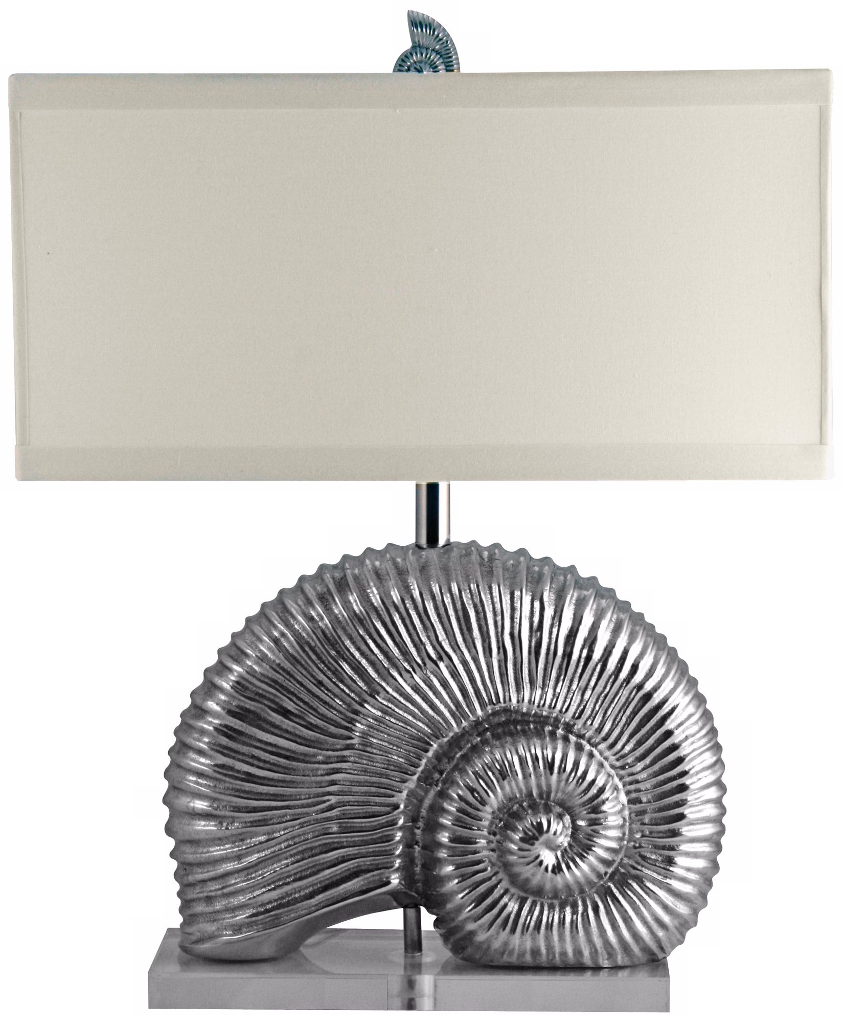 Lamp Works Nautilus Cast Aluminum Table Lamp