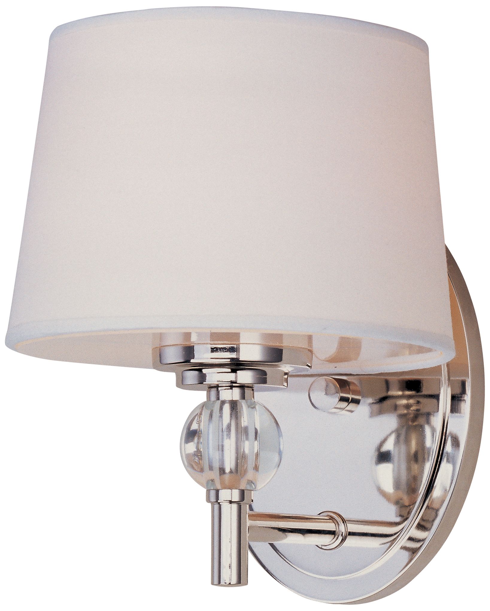 Maxim Rondo 8 1/2" High Polished Nickel Wall Sconce