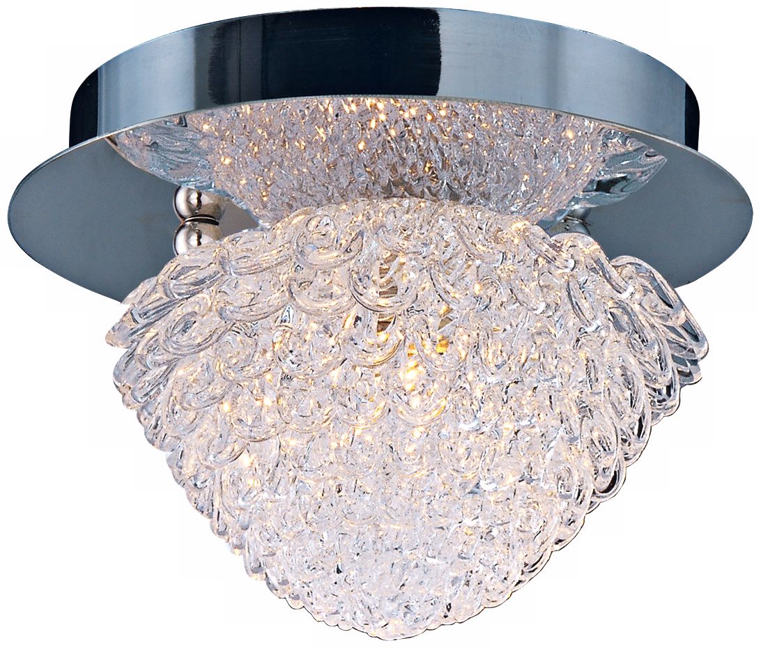 ET2 Blossom 5 1/2" Wide Crystal Flushmount Ceiling Light