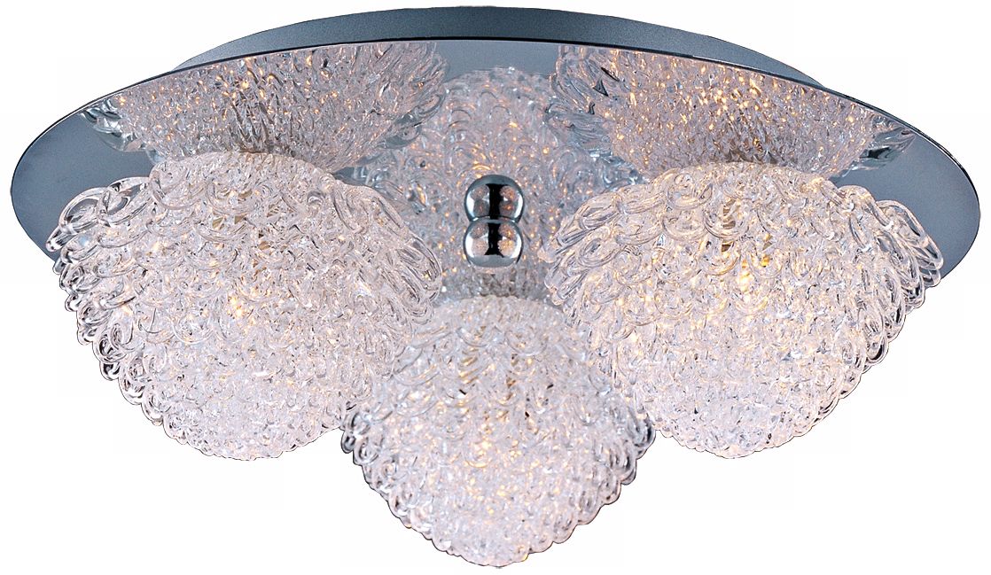 ET2 Blossom 11" Wide Crystal Flushmount Ceiling Light