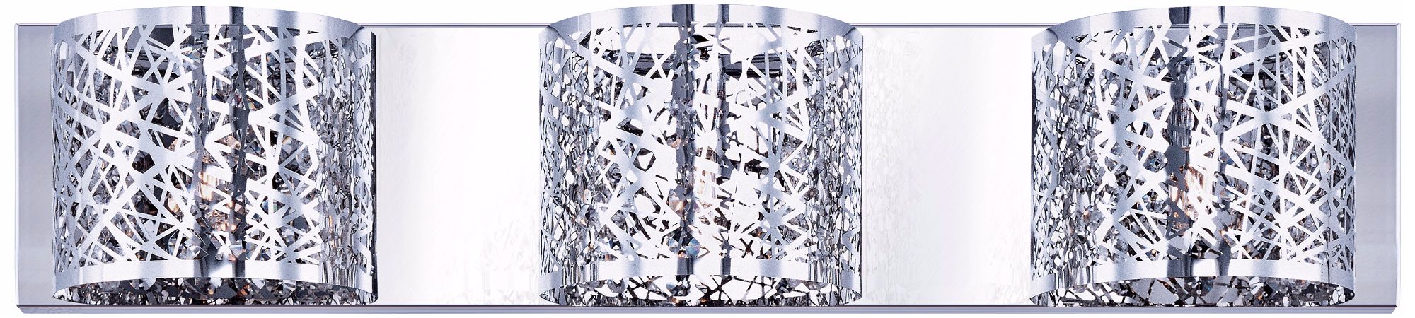 ET2 Inca Web 24" Wide Polished Chrome Bathroom Light