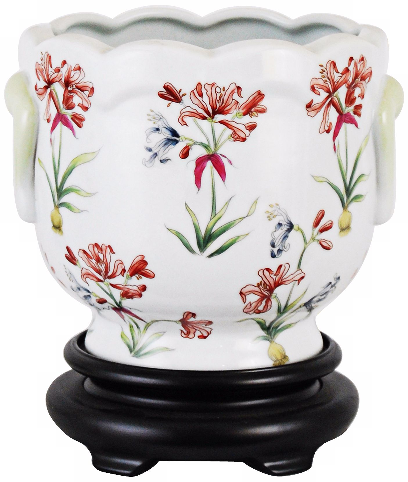 Lily Porcelain Cachepot