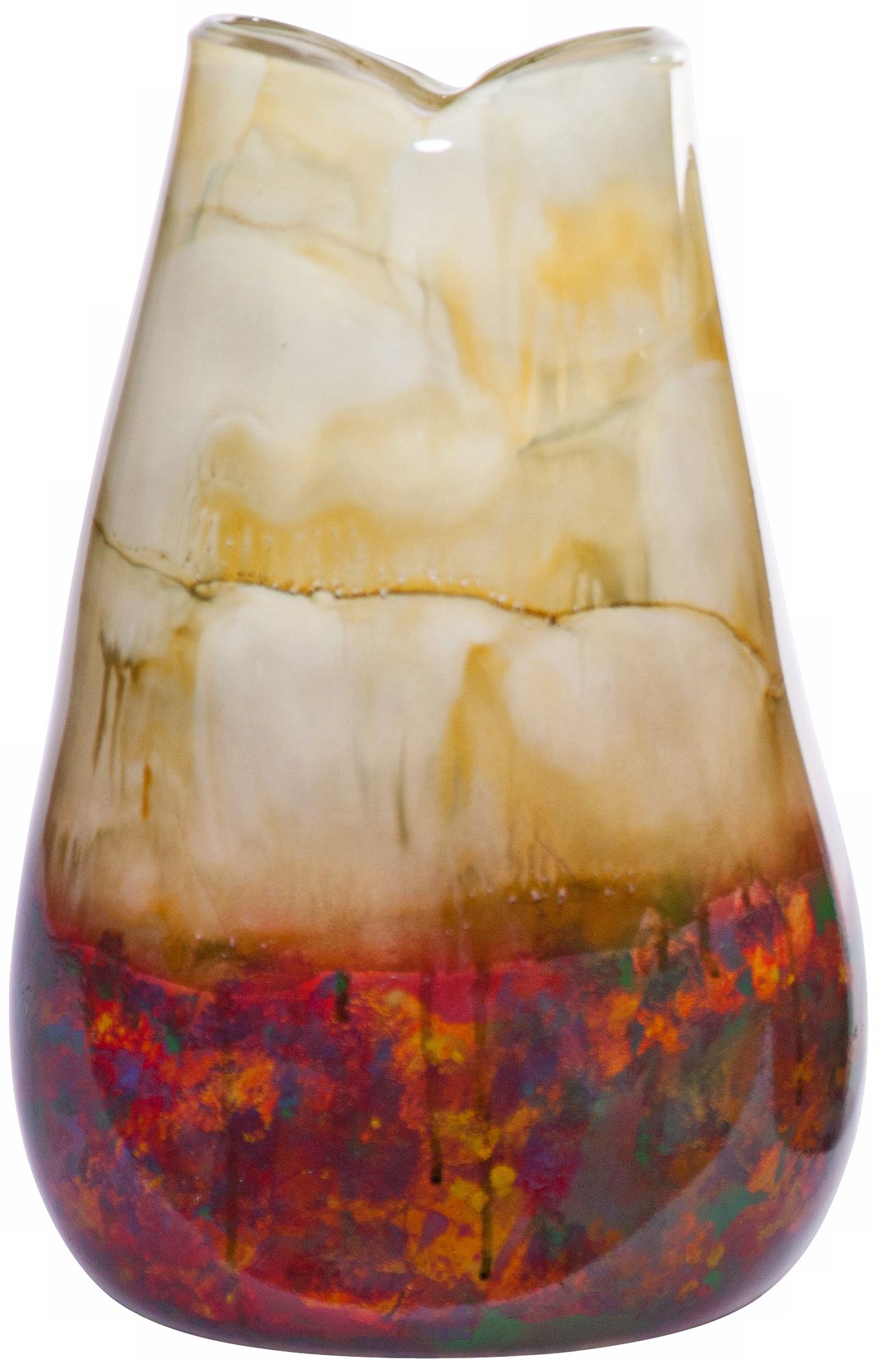 Salsa Decorative Art Glass Vase