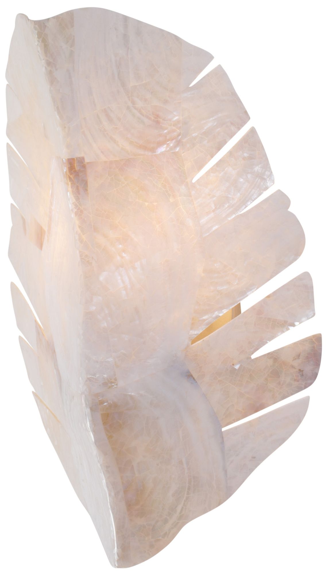 Varaluz Banana Leaf 17" High White Wall Sconce