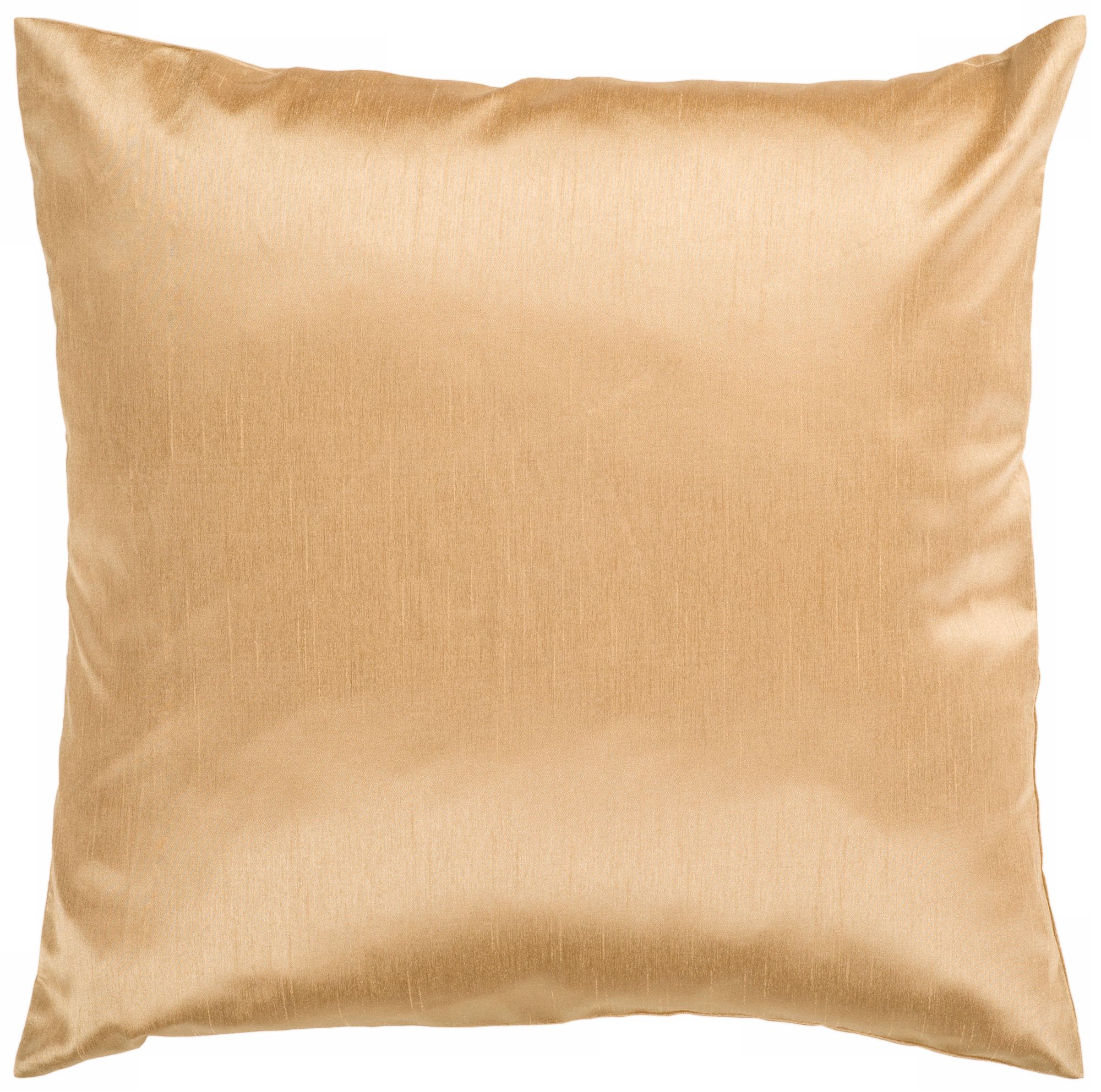 Surya 18" Square Cumin Yellow Throw Pillow