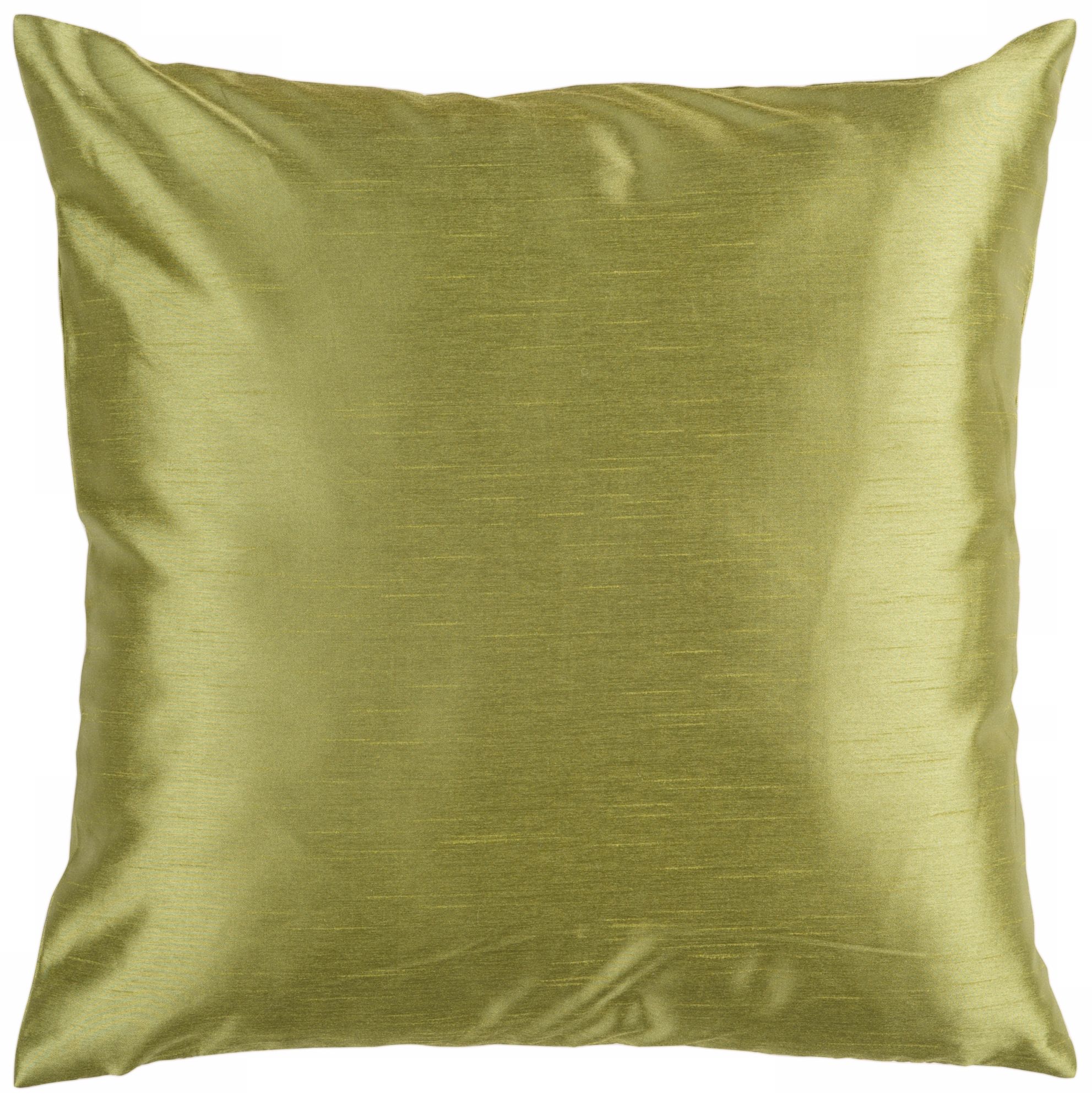 Surya 18" Square Avocado Green Throw Pillow