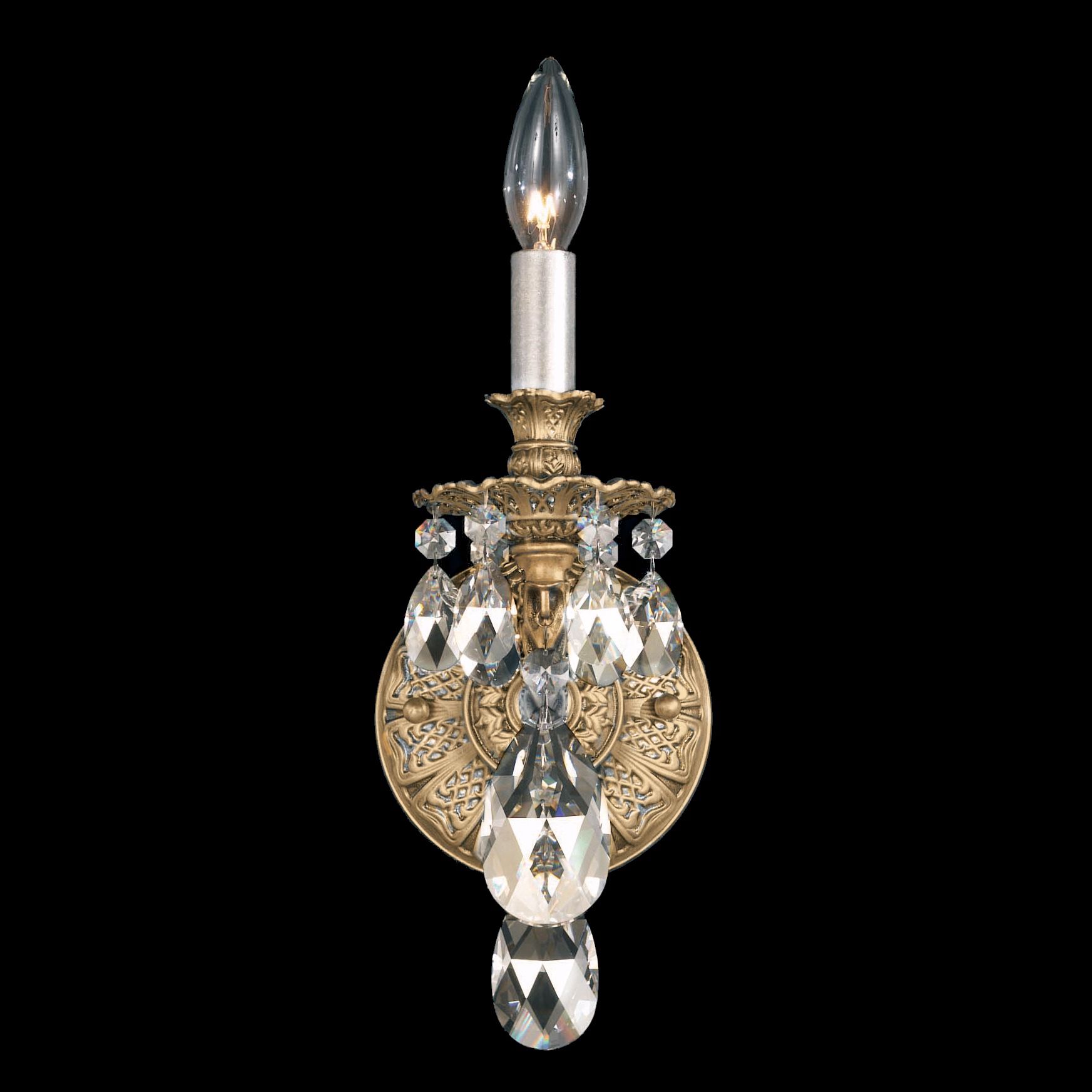 Milano Provincial Gold Single Wall Sconce
