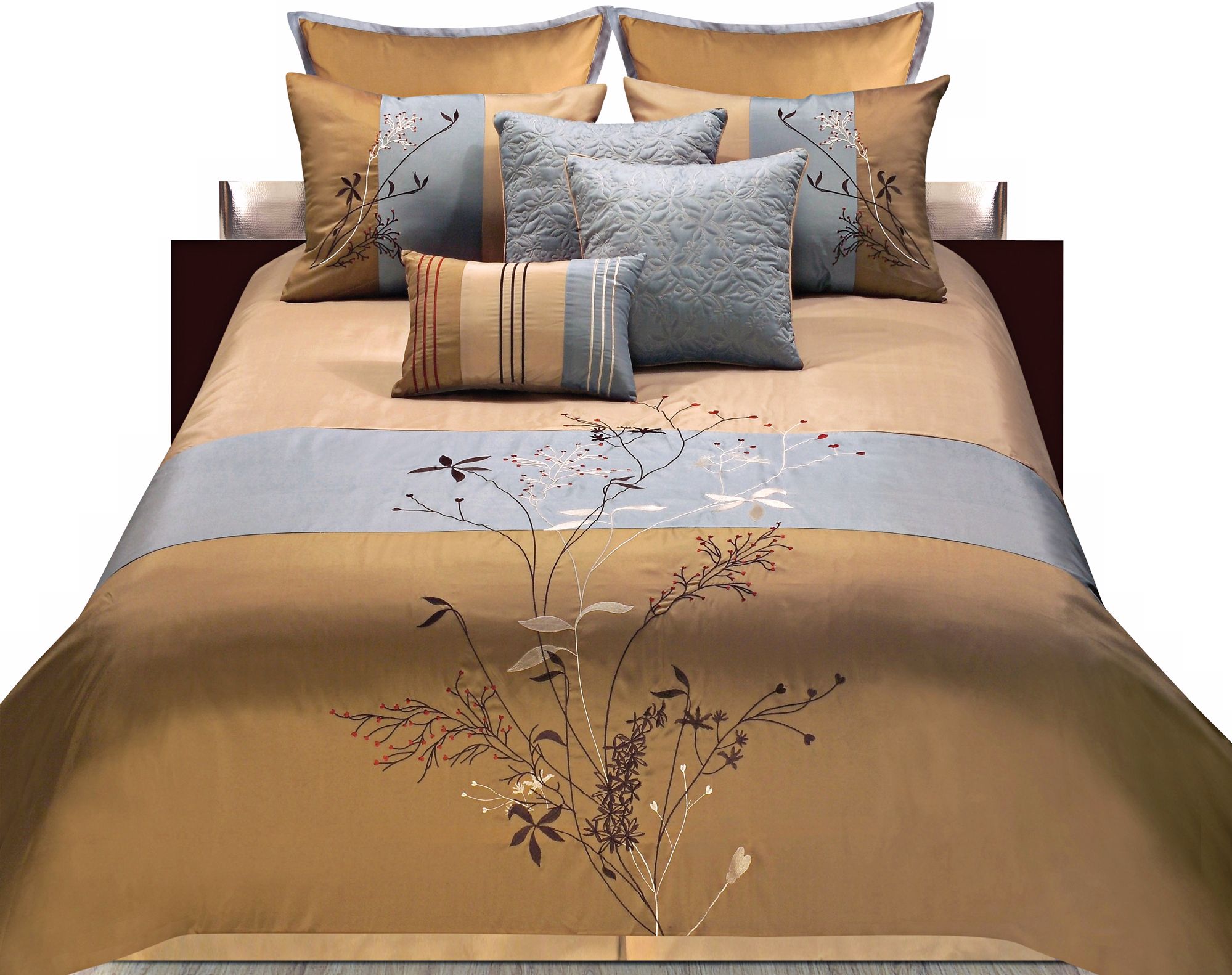 Camille 7-Piece Queen Comforter Set