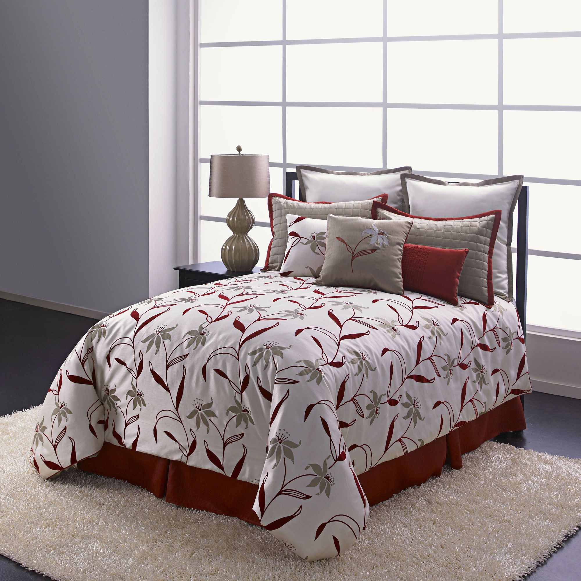 Tiger Lilies 7-Piece Comforter Set