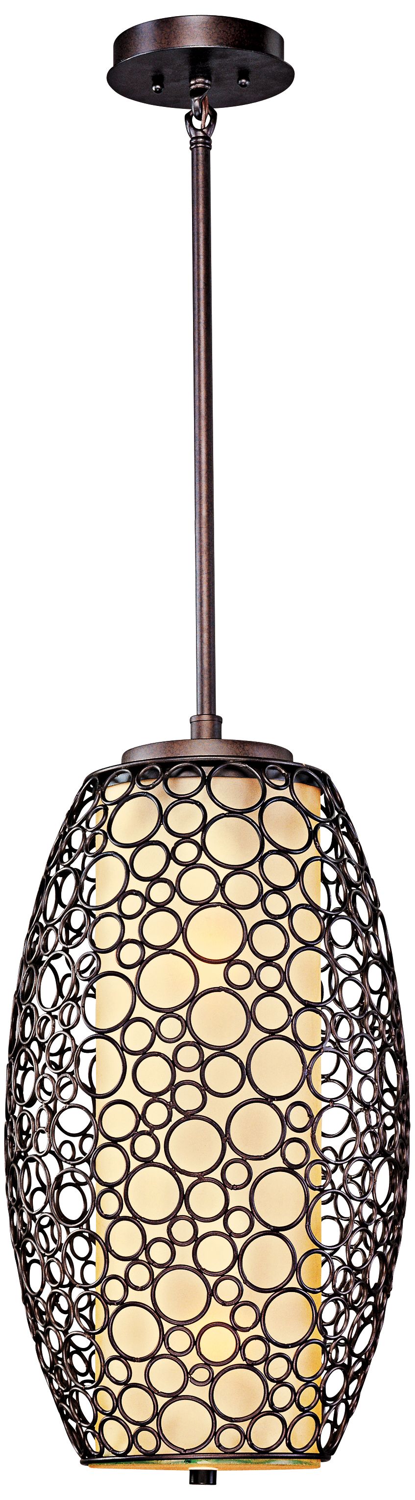 Maxim Meridian 14" Wide Umber Bronze Pendant Light