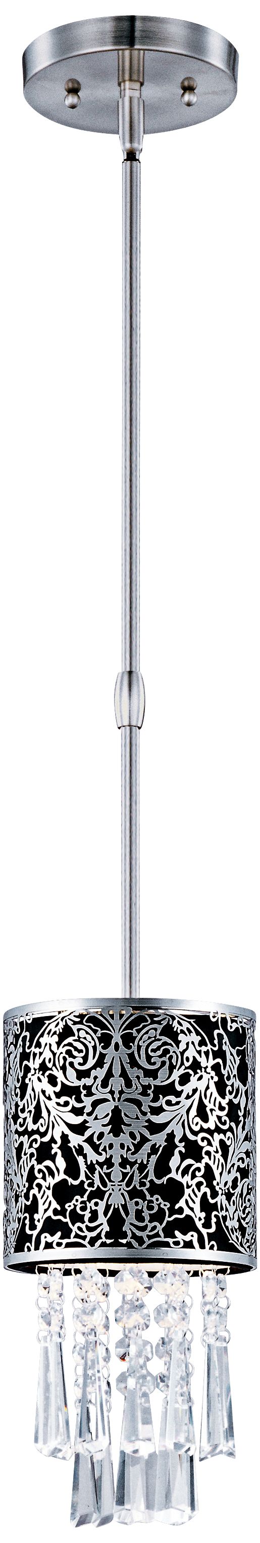 Maxim Rapture 6 1/4" Wide Black and Nickel Mini Pendant