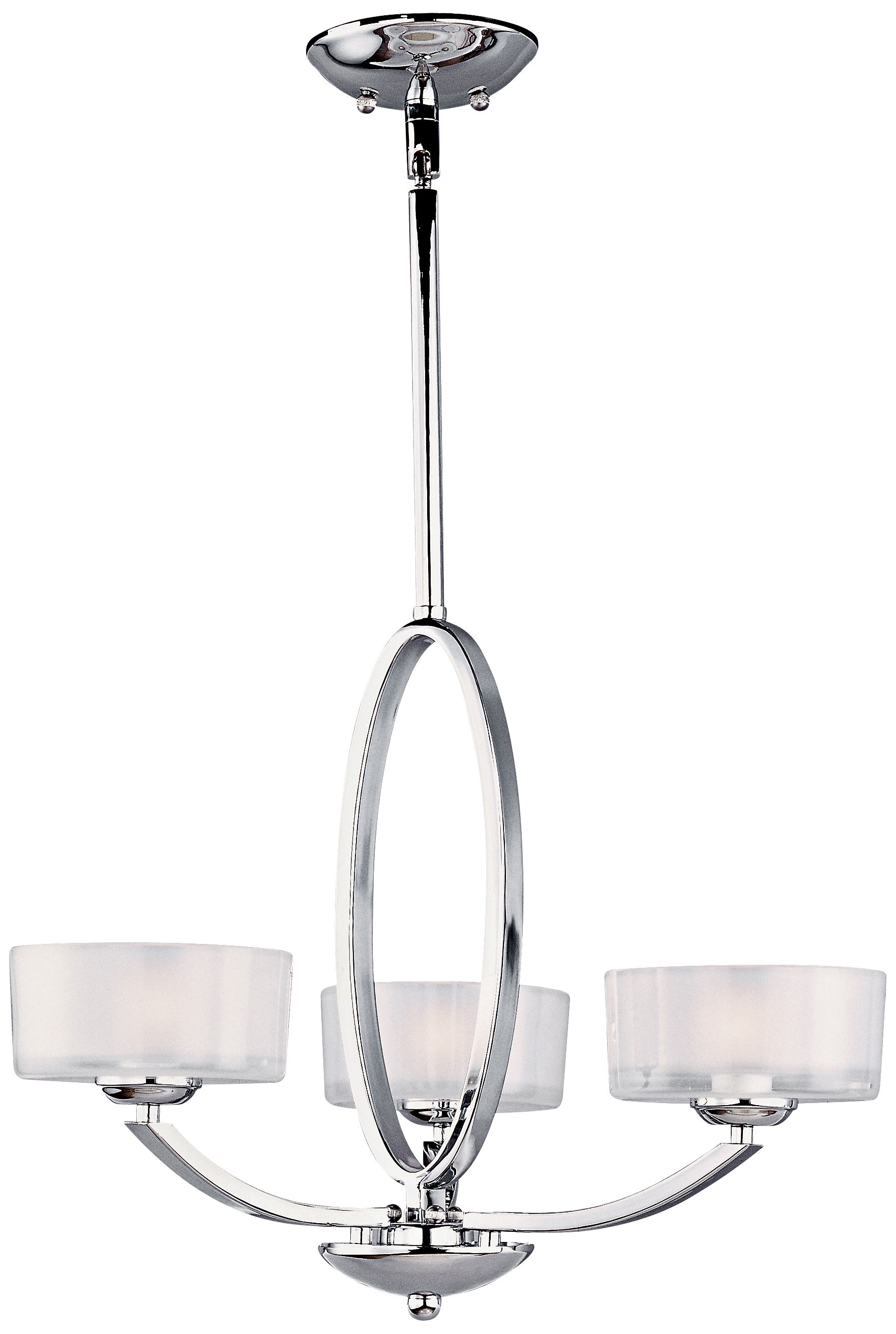 Maxim Elle 23" Wide Polished Chrome Chandelier