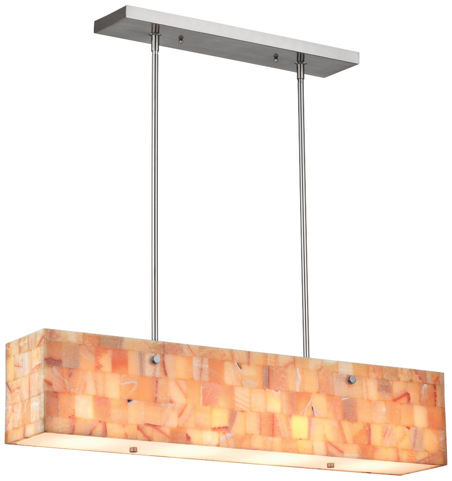 Forecast Hudson 36" Wide Onyx Mosaic Pendant Light
