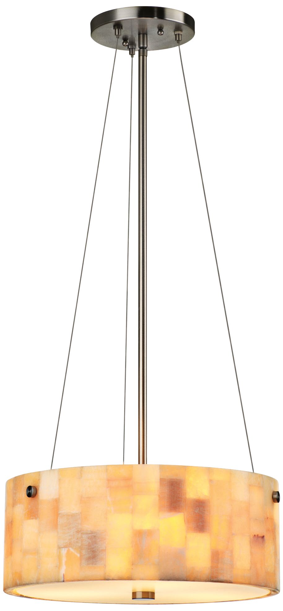 Forecast Hudson 15" Wide Onyx Mosaic Pendant Light