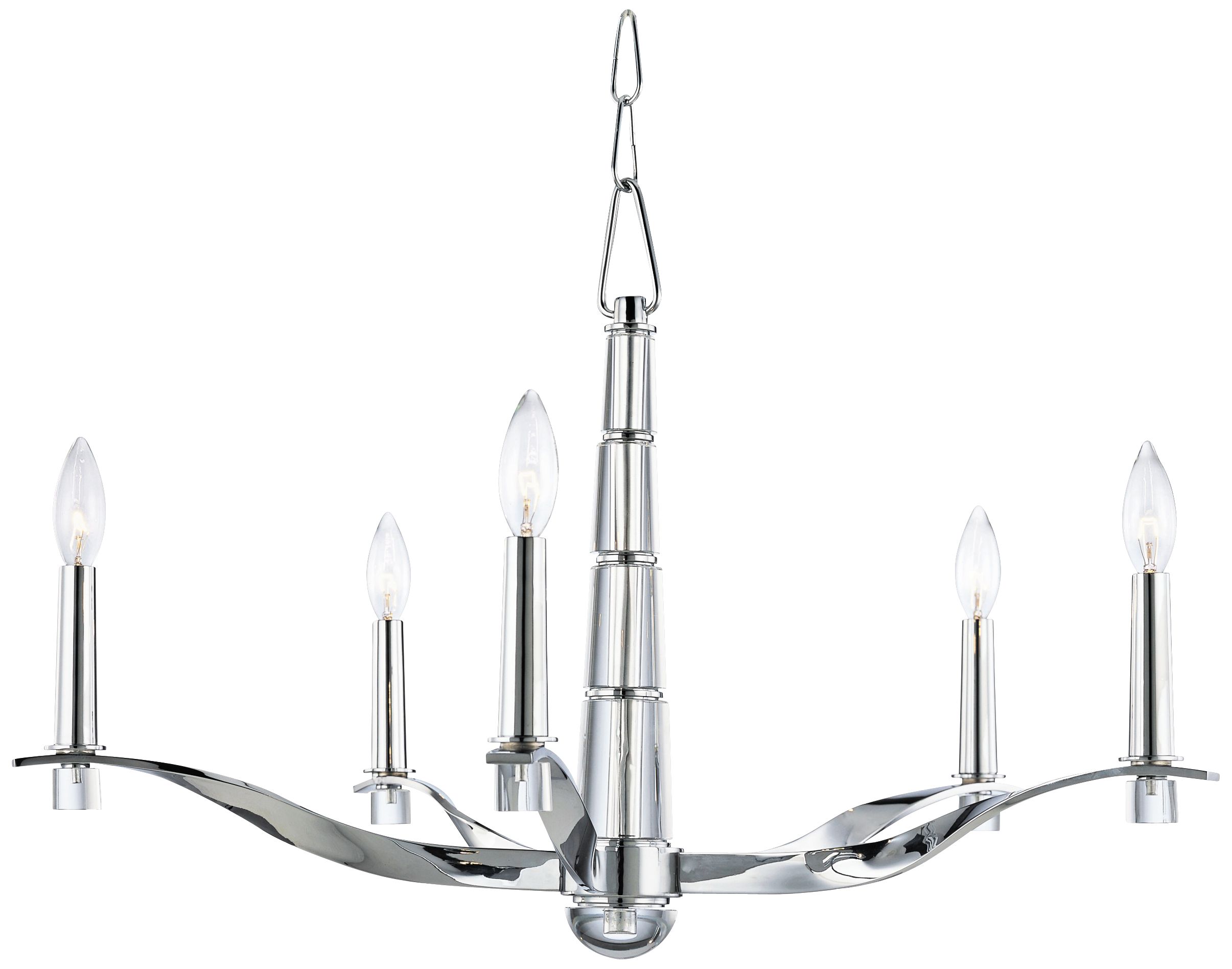 Hudson Valley Sterling 29" Wide Polished Chrome Chandelier