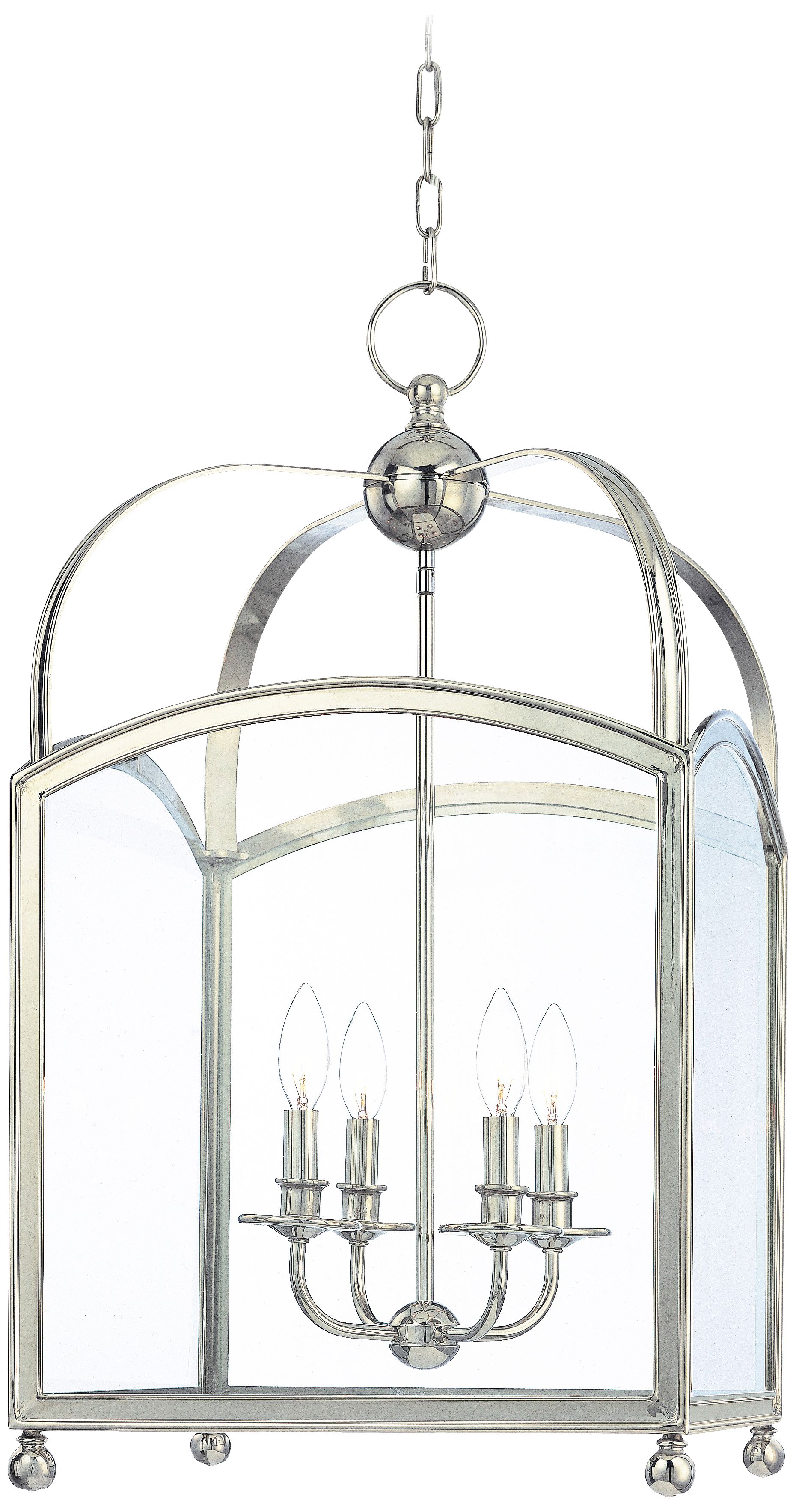 Hudson Valley Millbrook 16" Polished Nickel Pendant Light