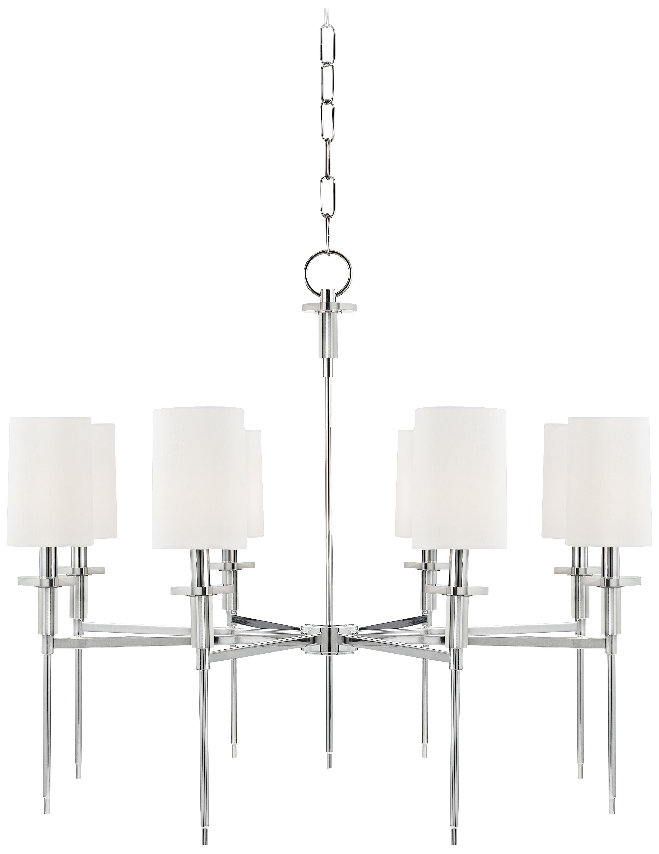Hudson Valley Amherst 32" Wide Polished Nickel Chandelier