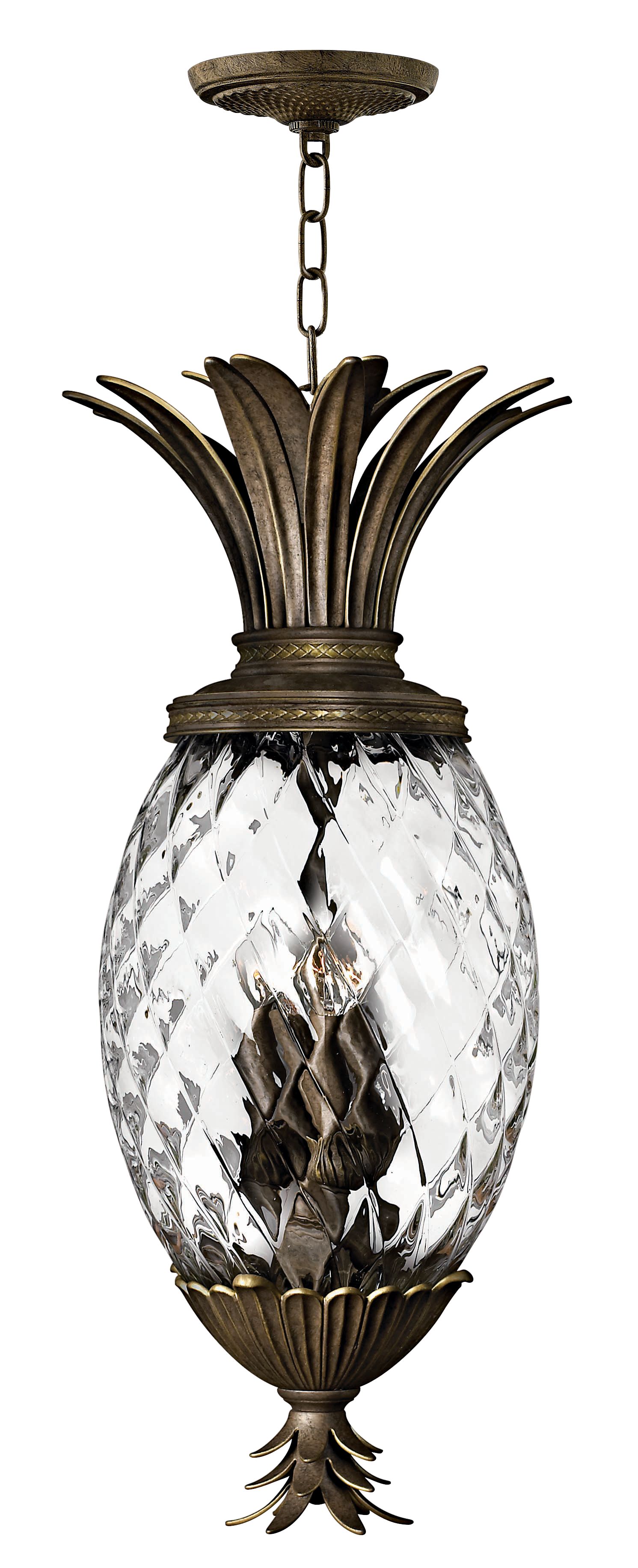 Hinkley Plantation 12 1/2" Wide Bronze Pendant Light