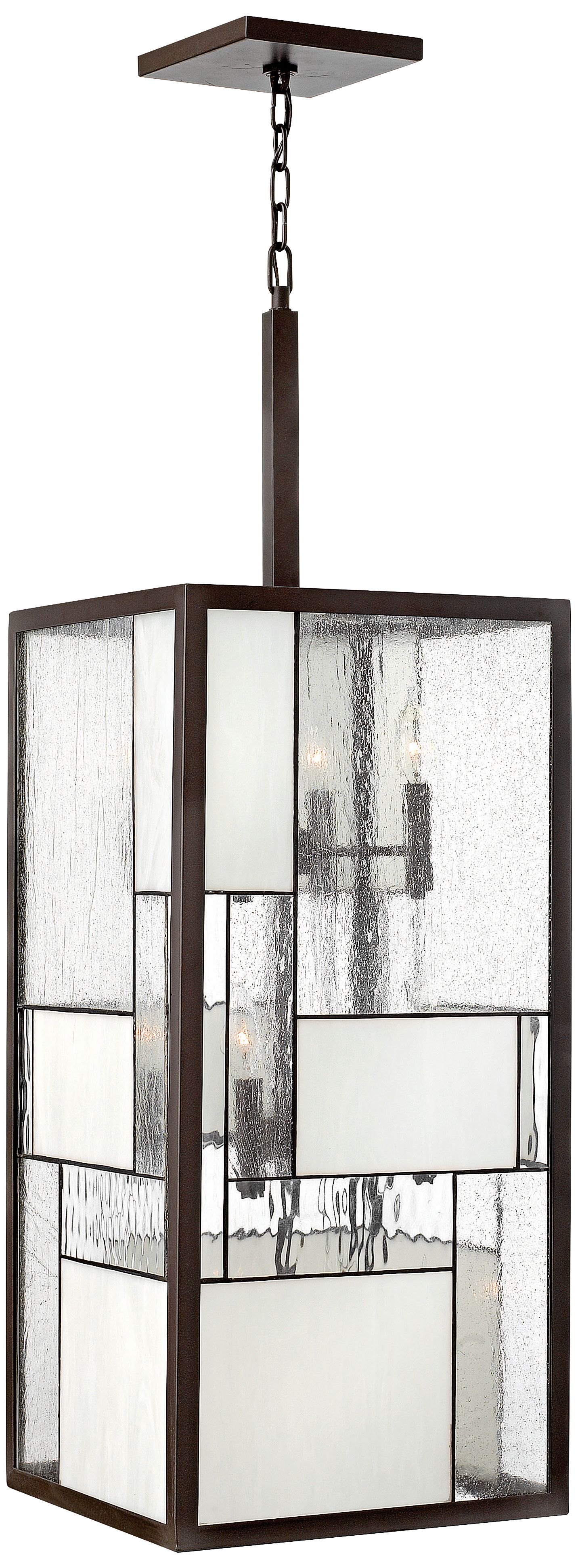 Hinkley Mondrian 12-Light 42" High Bronze Pendant Light